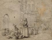 Gerard Ter Borch, Market in Haarlem